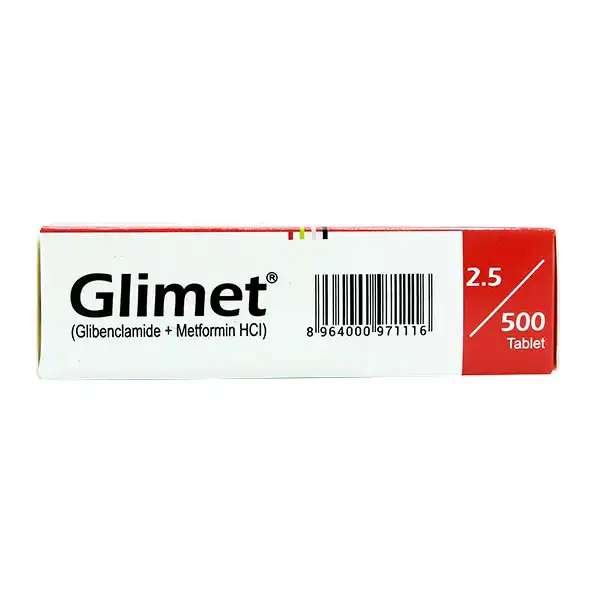 Glimet 2.5/500 Mg 30 Tablets